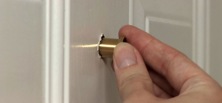 peephole door repair in Clovis